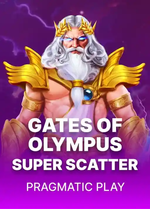 Gates of Olympus Super Scatter slot poster