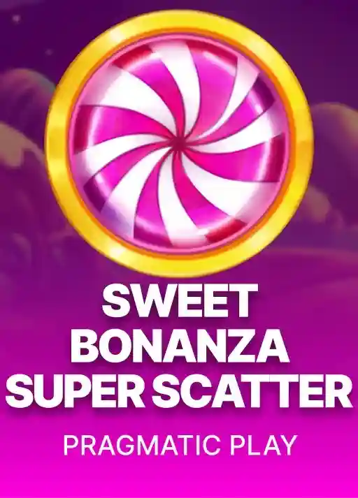 Sweet Bonanza Super Scatter slot poster